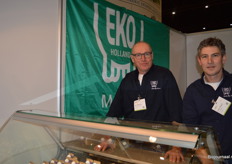 Bij Eko-Holland Melk op Maat: Jos Elderink en Eddo Nijhof.